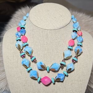 Deauville Double-Strand Beaded Choker rare find Vintage!!!